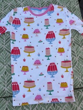 Mini Boden Girls Dessert Print Pajama Top - Size 10?